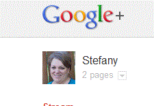 change to page on google+