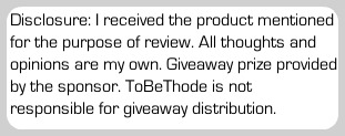 disclosure review.giveaway