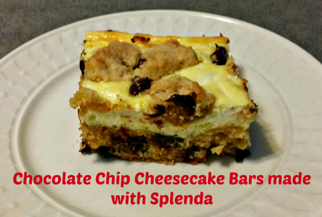 chocolate Chip Cheesecake bars