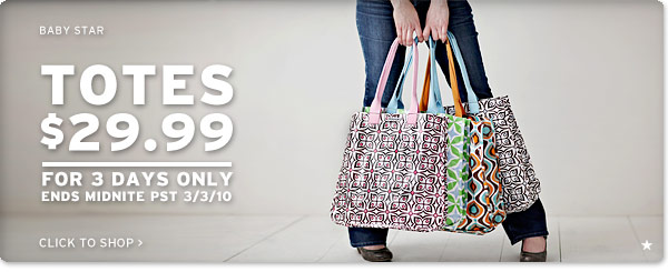 baby star tote sale