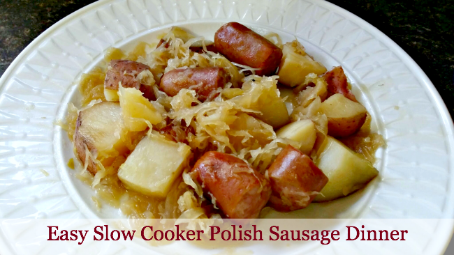 slow cooker polish sausage